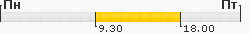 С 9:30 до 18:00 по московскому времени.